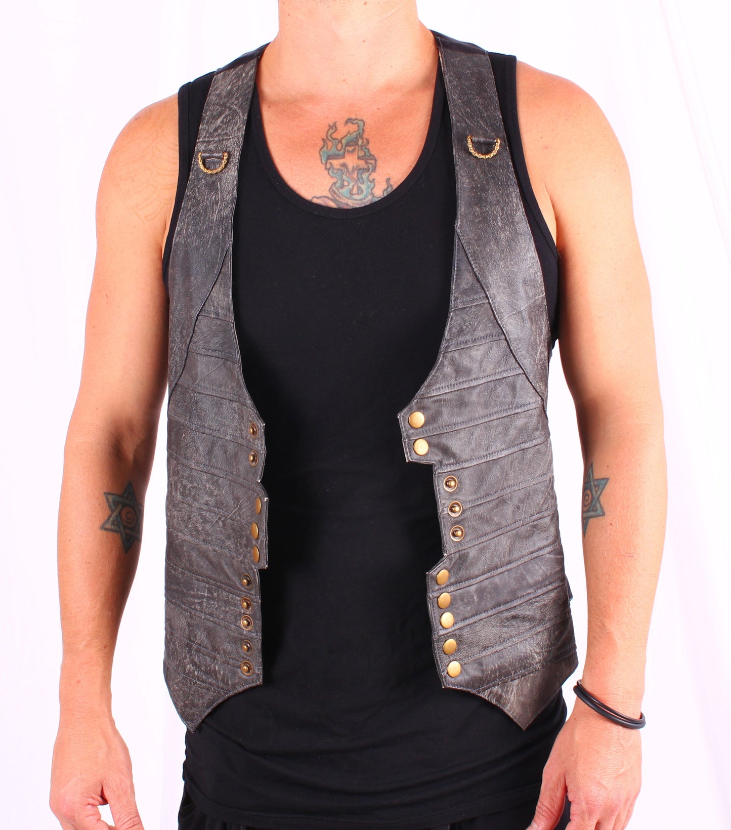 Lone Rider Pleated Vest